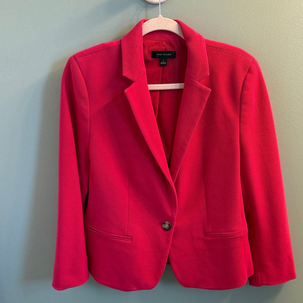 Ann Taylor Vibrant Red Women's Blazer